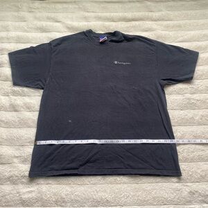 Vintage black faded Champion blank